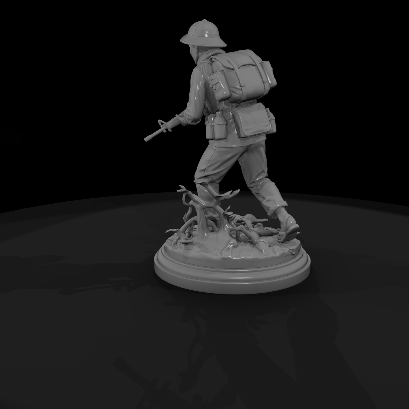 Viet Cong Scout on Patrol