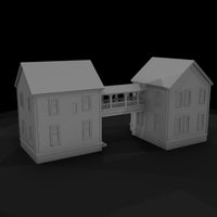low-poly-suburban-duplex-house-401839 — thumbnail 5