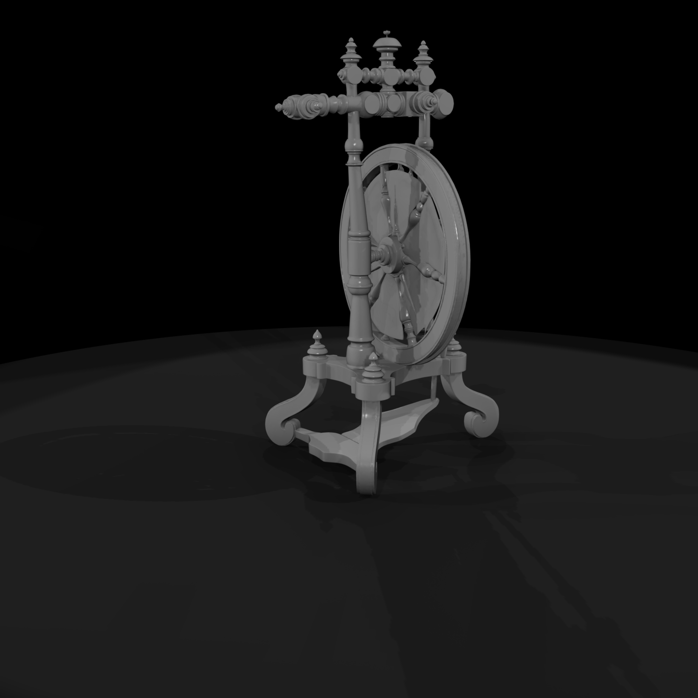 Ornate Victorian Spinning Wheel