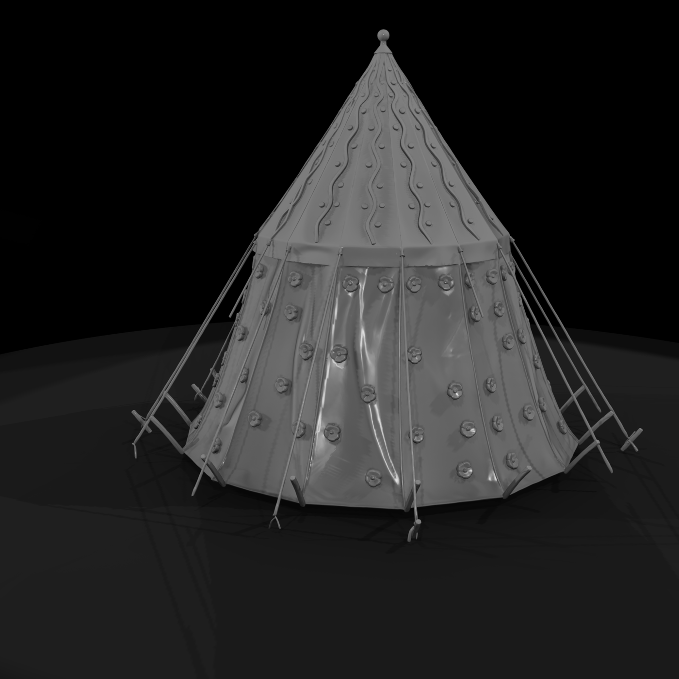 20260612 Striped Decorated Pointed Tent C48B56Dcaa