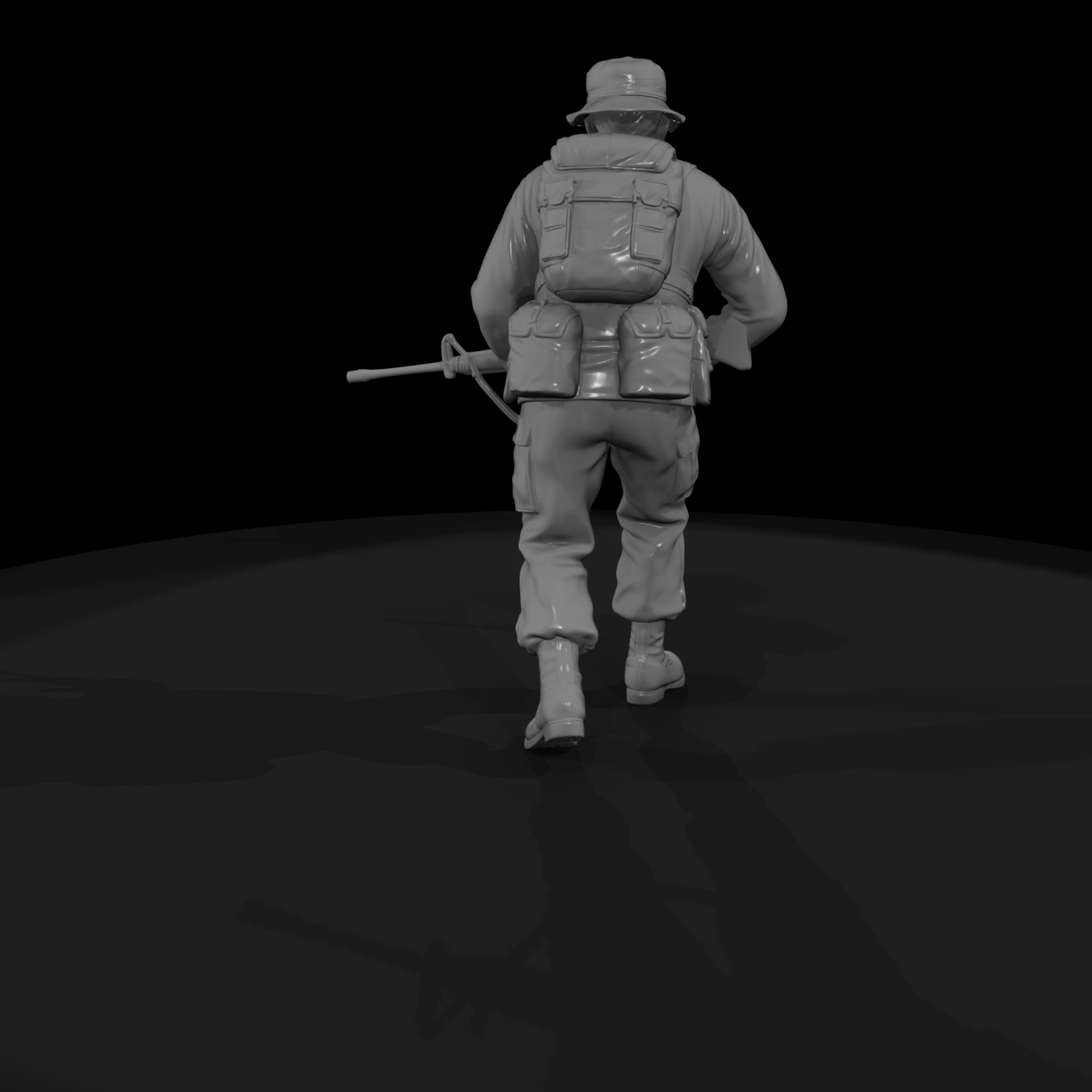Vn Army 017 Vietnam U S Army Rifleman Figure