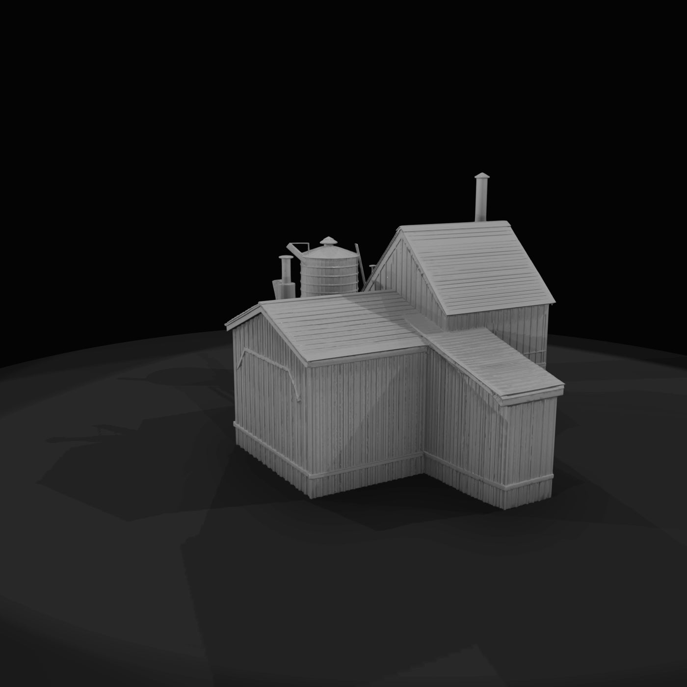 small-wooden-shed-with-elevated-water-tank