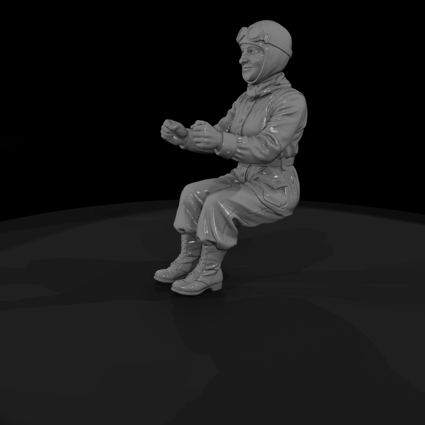 Hist 0187 Historical Harriet Quimby Miniature Figu