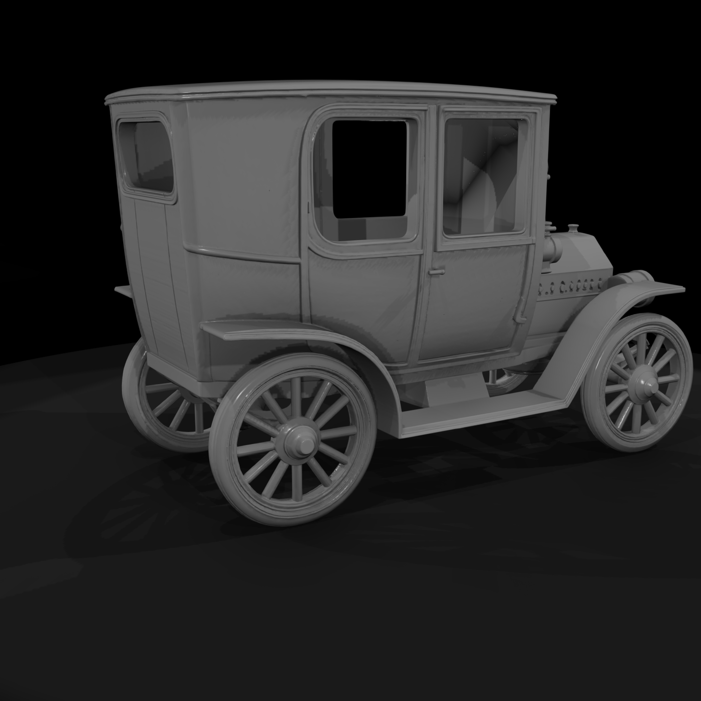 Brass-Era Sedan Model — Vintage Car
