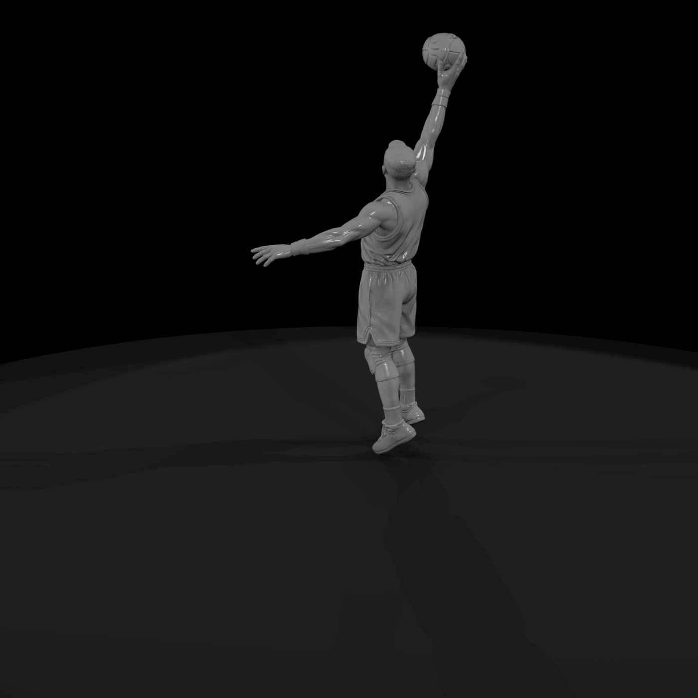 0075 Sports Basketball Layup