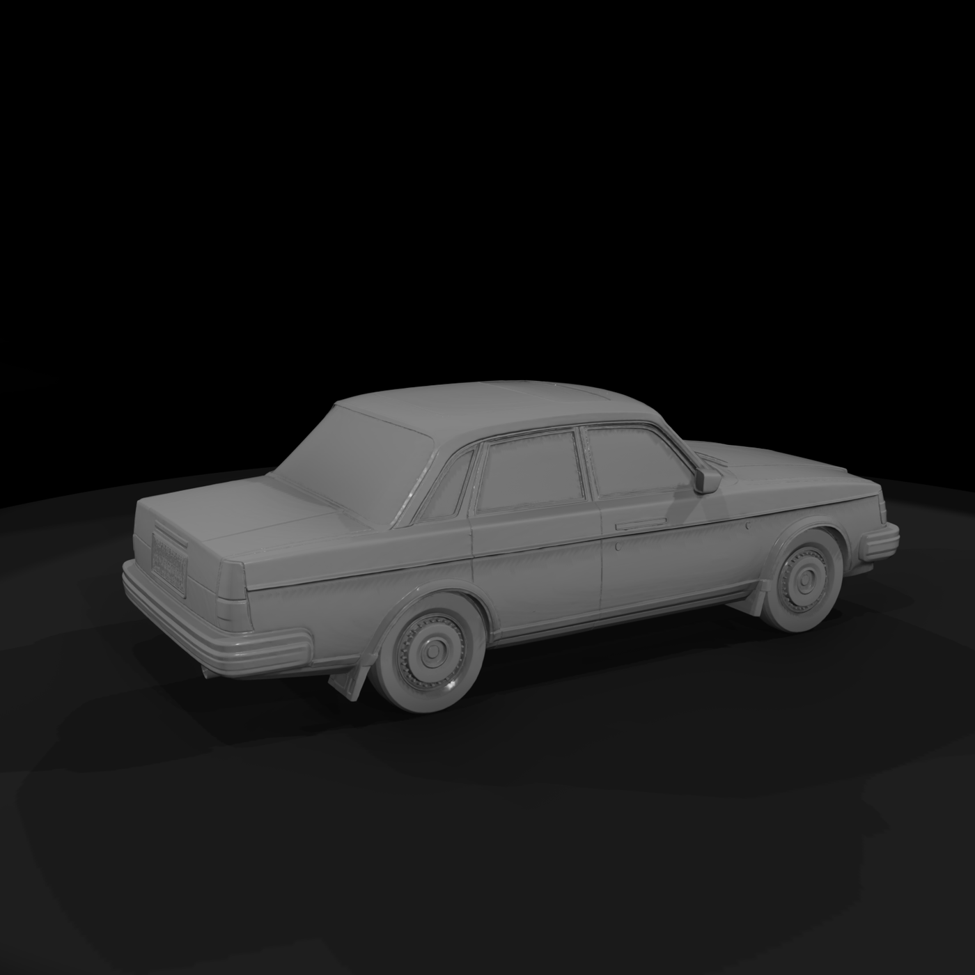 Volvo 240 Sedan — Classic 1970s