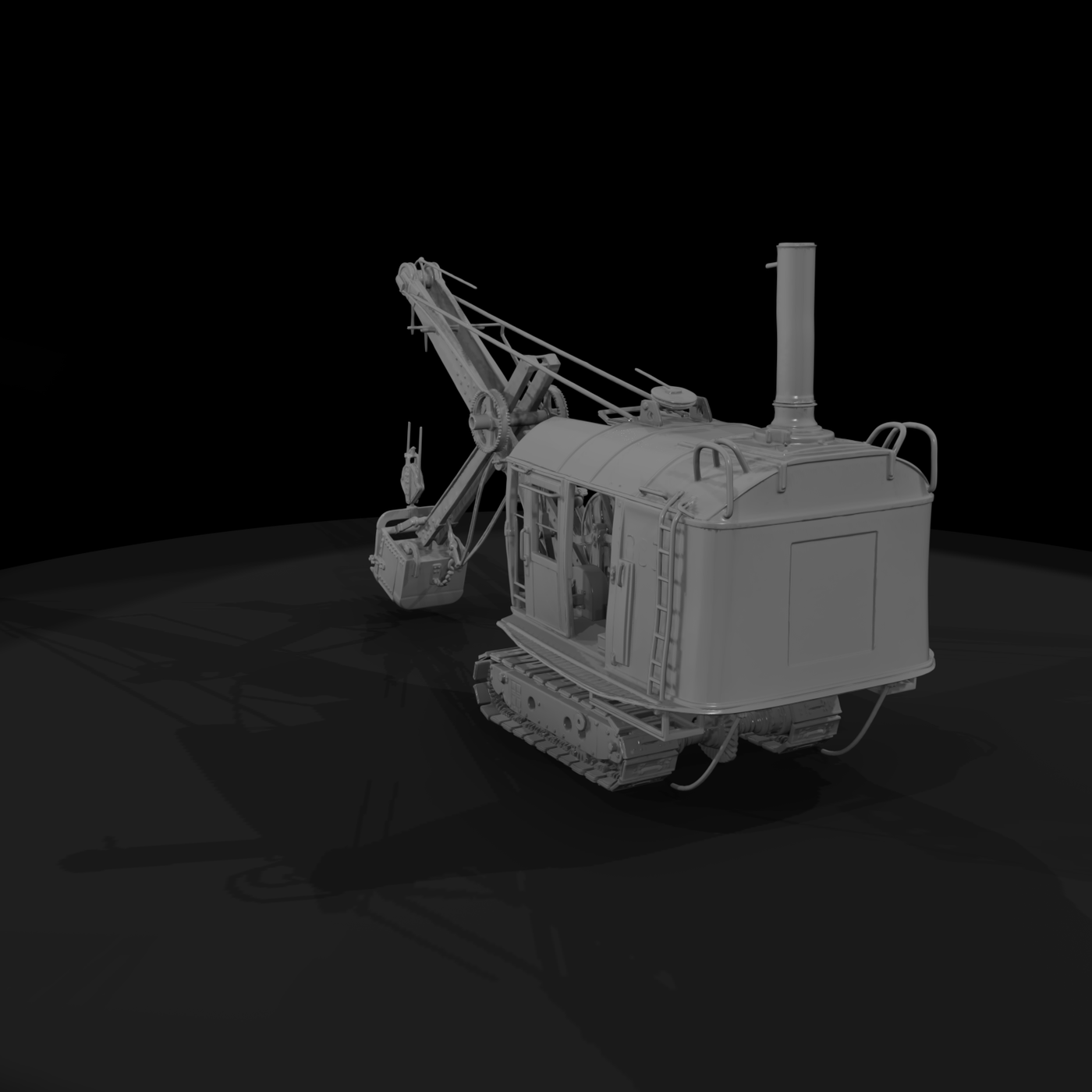 Vintage Steam Shovel Excavator