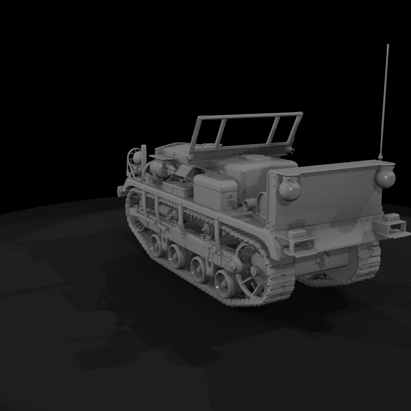 20260612-green-military-half-track-204937070c