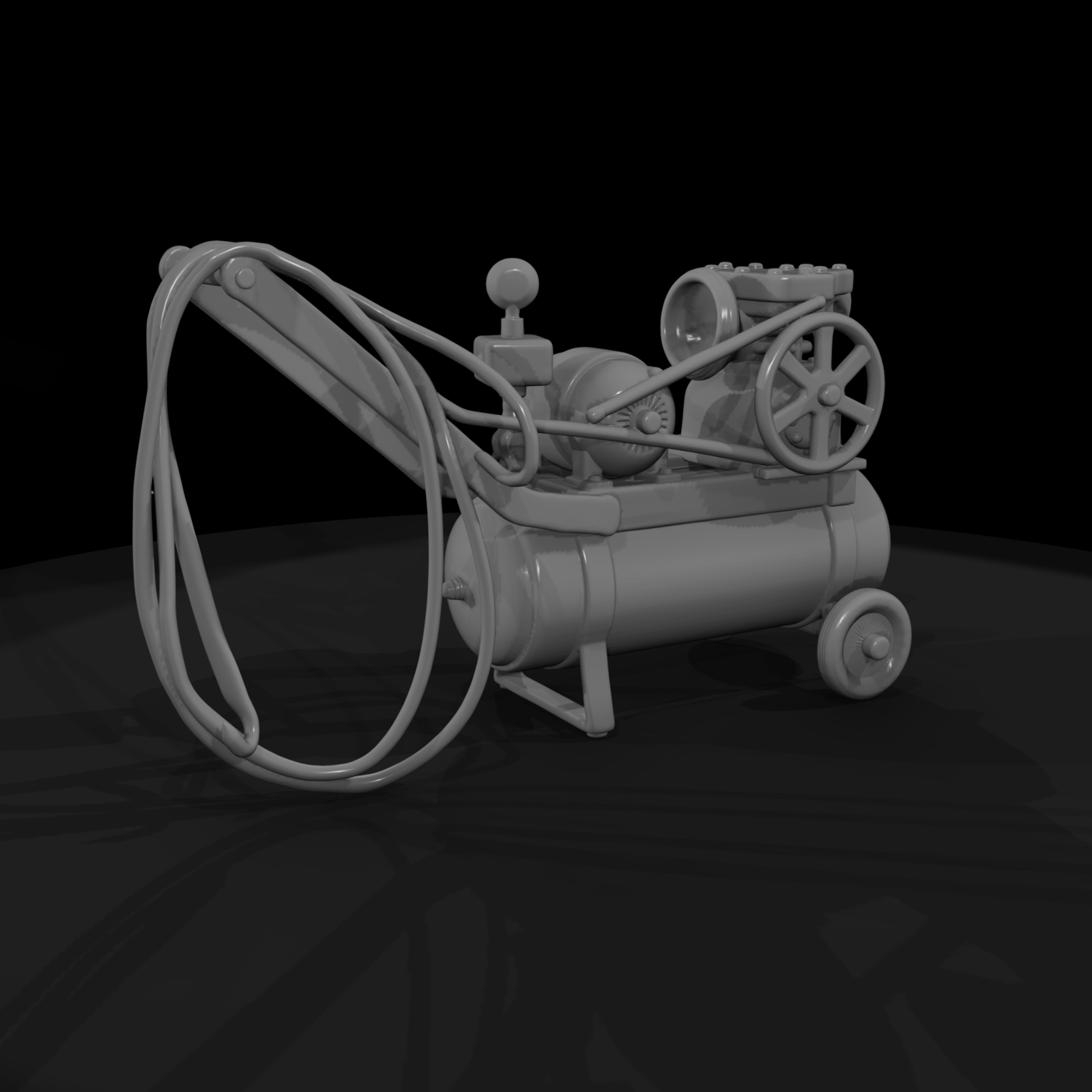 Vintage Rusty Air Compressor