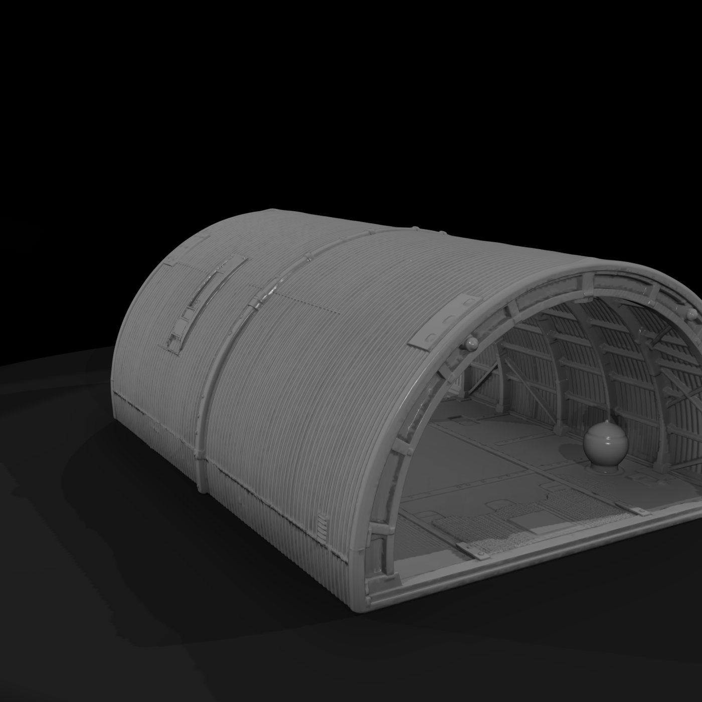 Mil 128 Ww2 England Blister Hangar