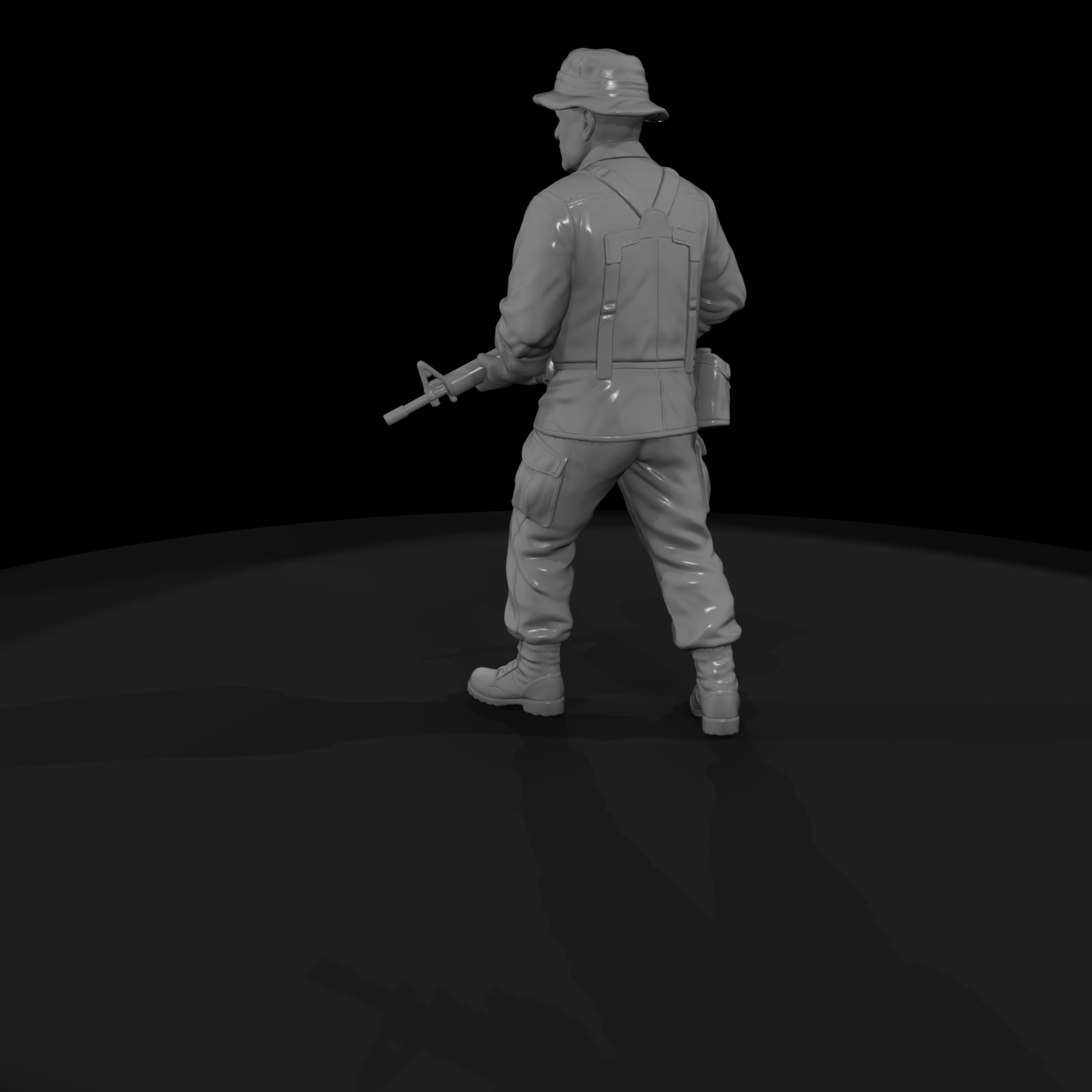 Vn Army 052 Vietnam U S Army Scout Figure