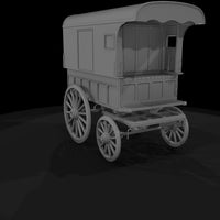 ho-scale-covered-horse-wagon-model-railroad-diorama-prop-430133 — thumbnail 6