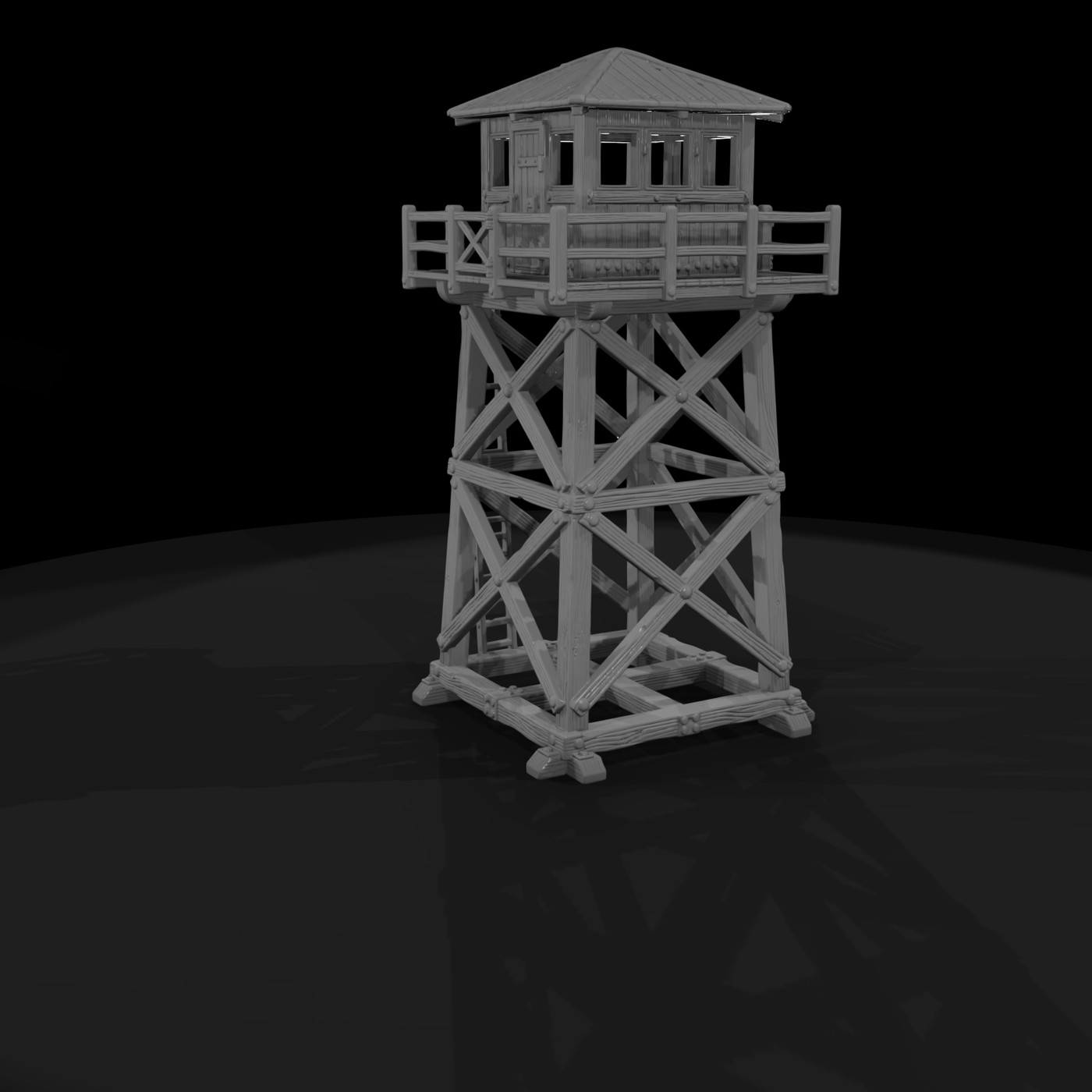 Mil 097 Ww2 Pacific Coastwatch Tower
