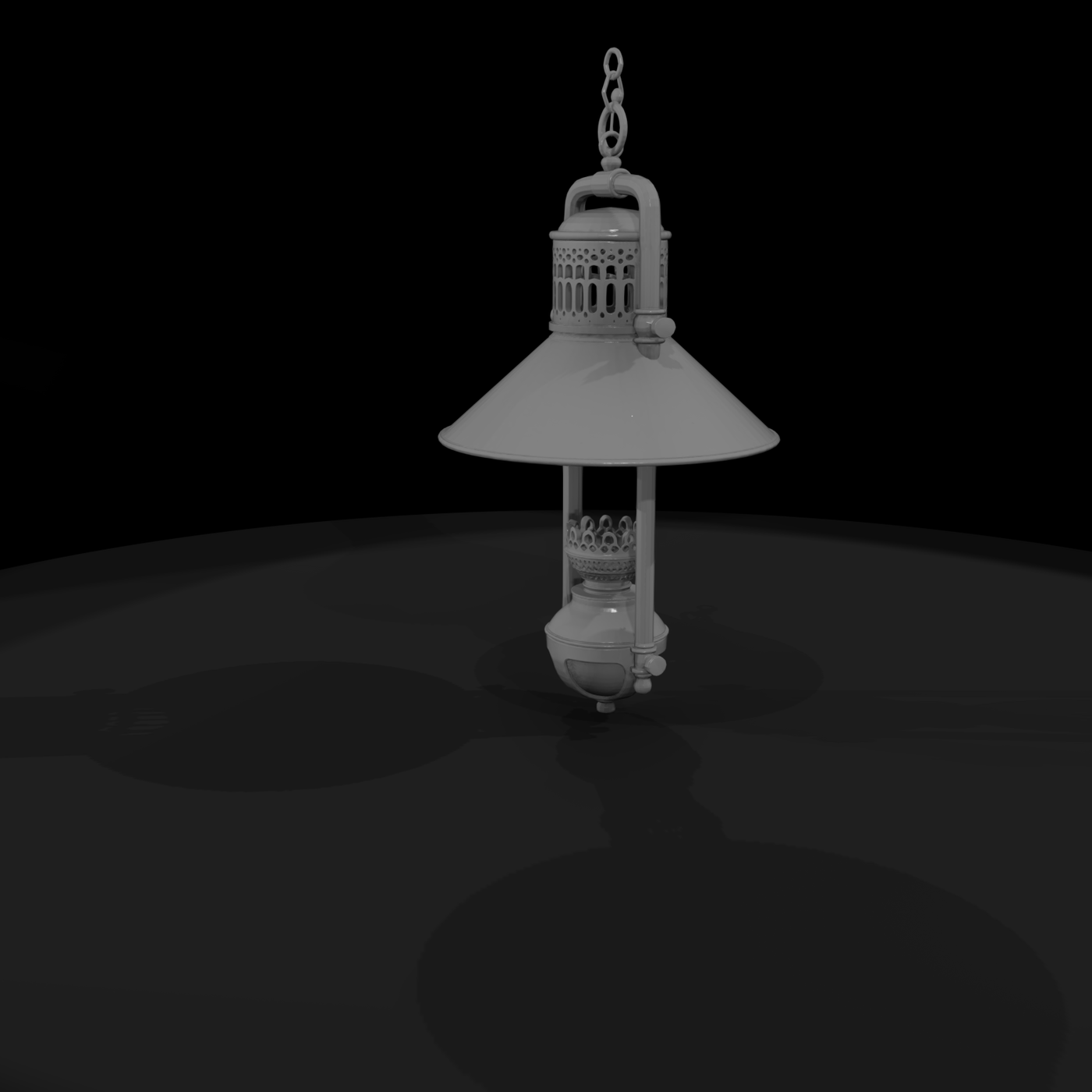Vintage Nautical Pendant Lantern — Hanging Ship Light