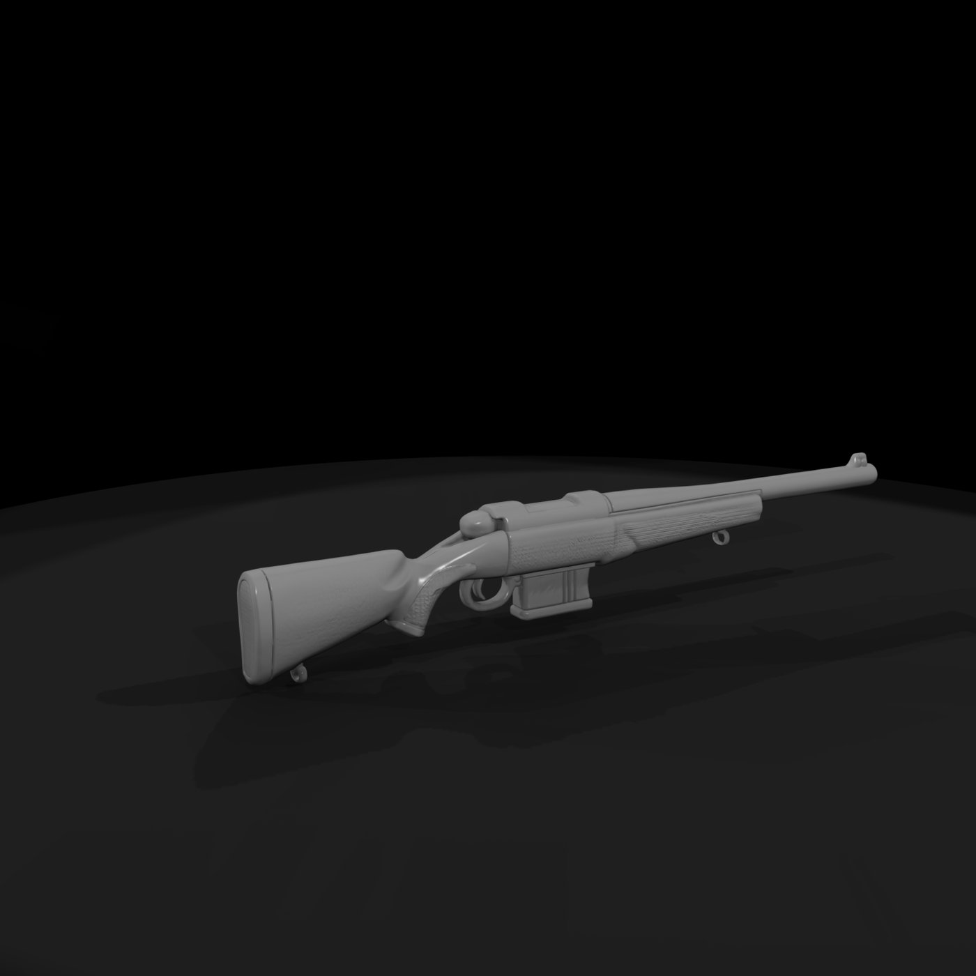 Bolt-Action Hunting Rifle