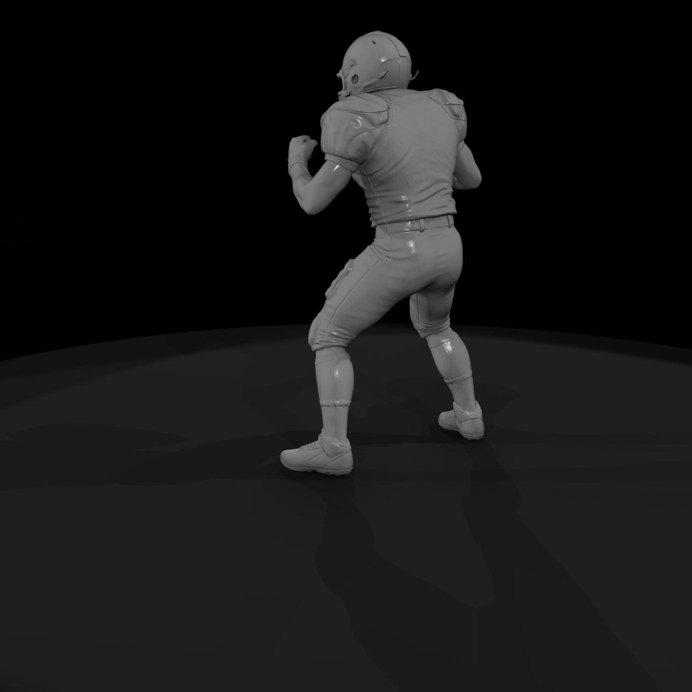 0073 Sports Football Player Helmet