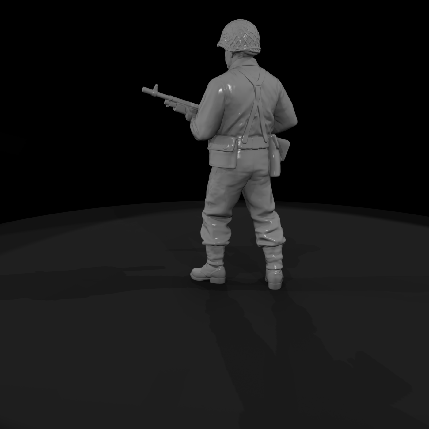Ww2 Army 066 Wwii U S Army Automatic Rifleman Figu