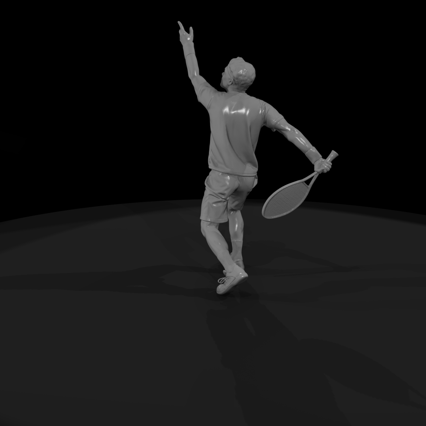 0080 Sports Tennis Serve M