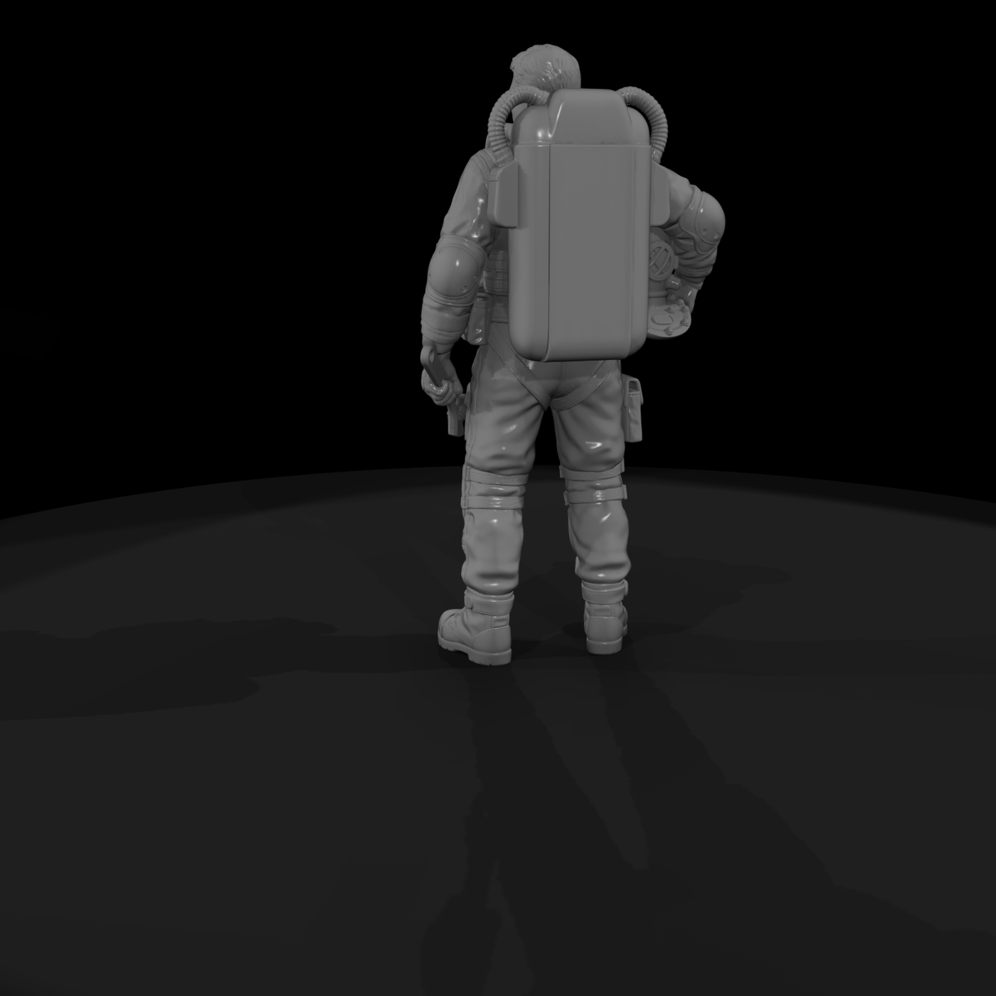 Poparc 0073 Deep Sea Salvage Diver Alternate Pose