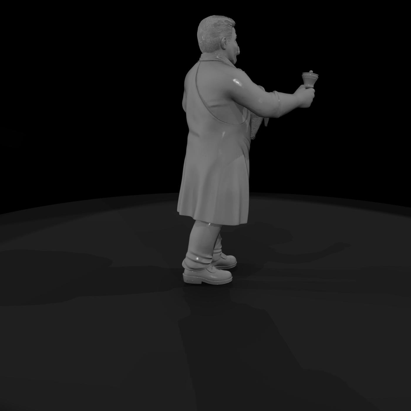 Old Tailor — Standing Shopkeeper Figure