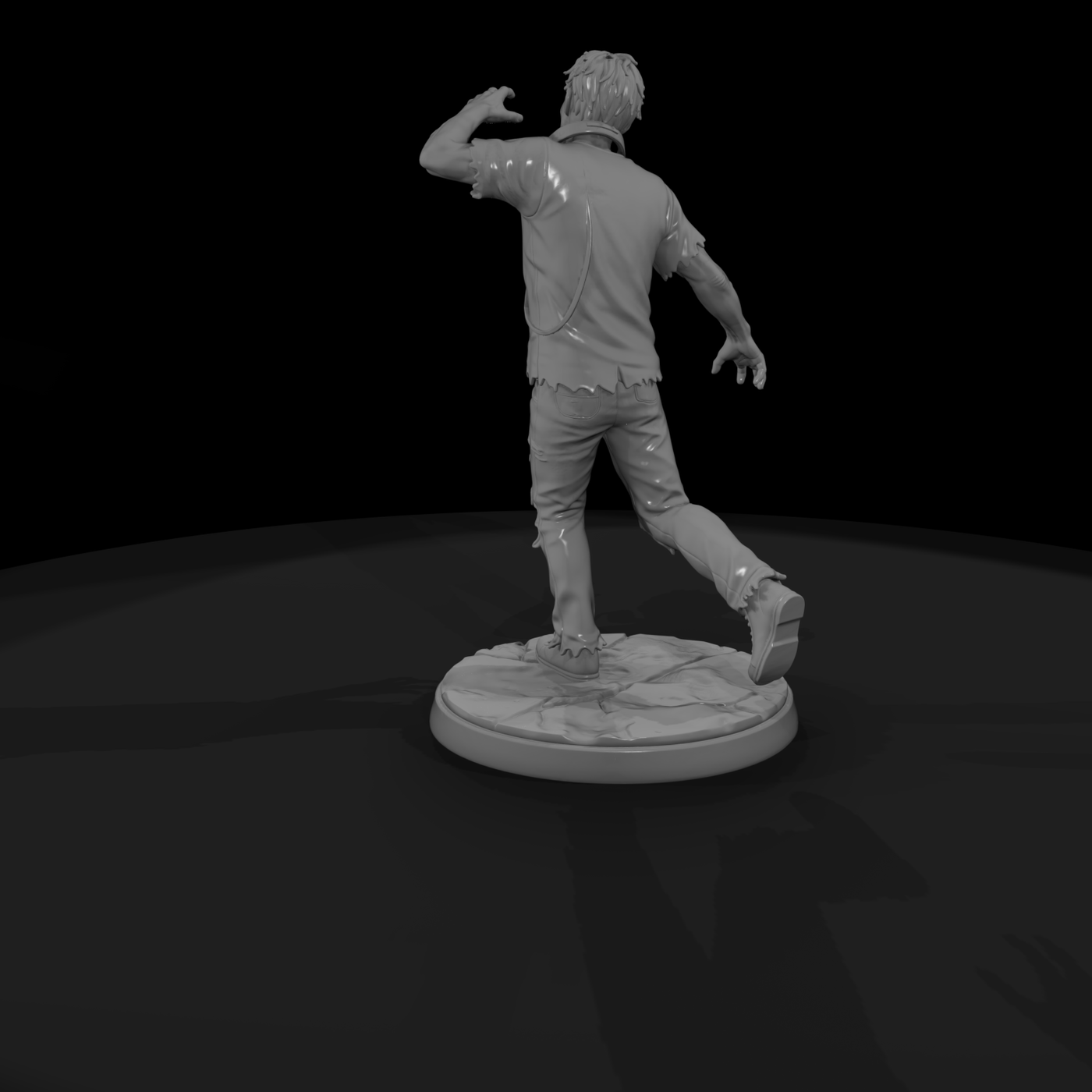 Modern Zombie with Headphones
