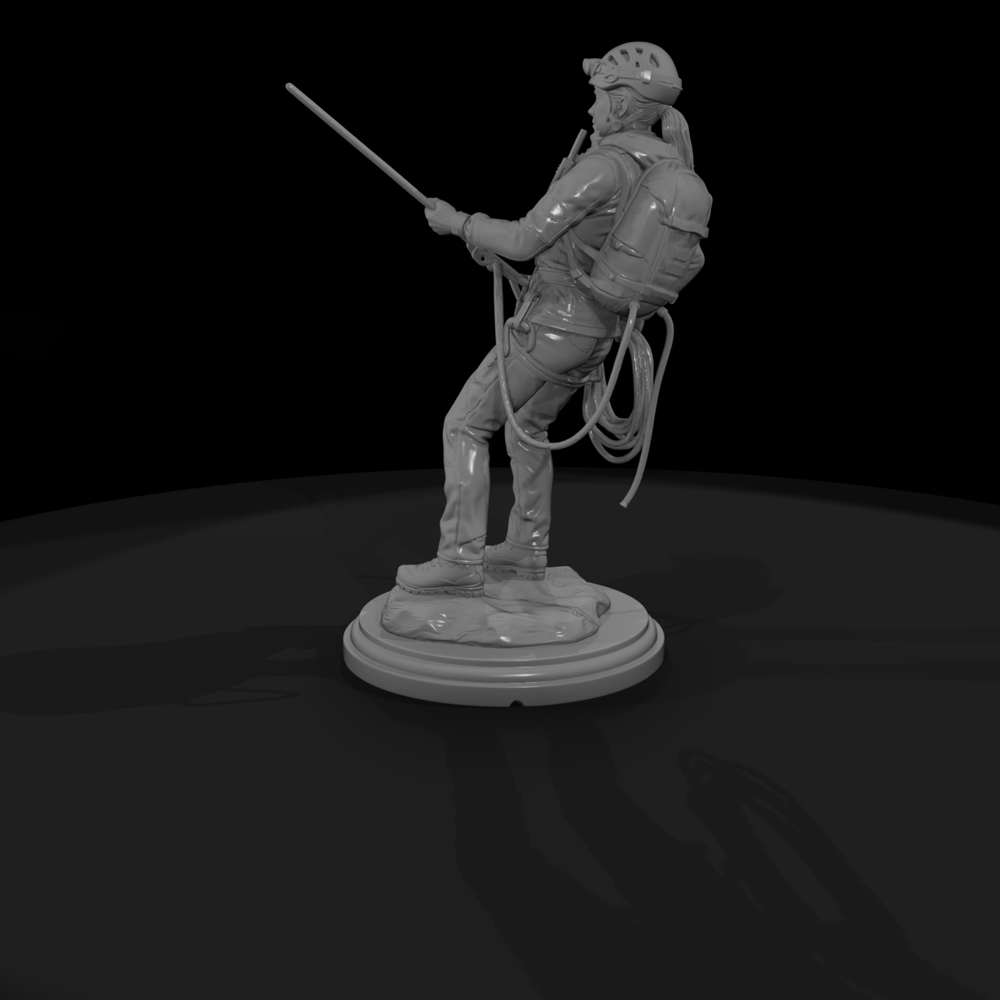 Poparc 0100 Mountain Rescue Climber Alternate Pose