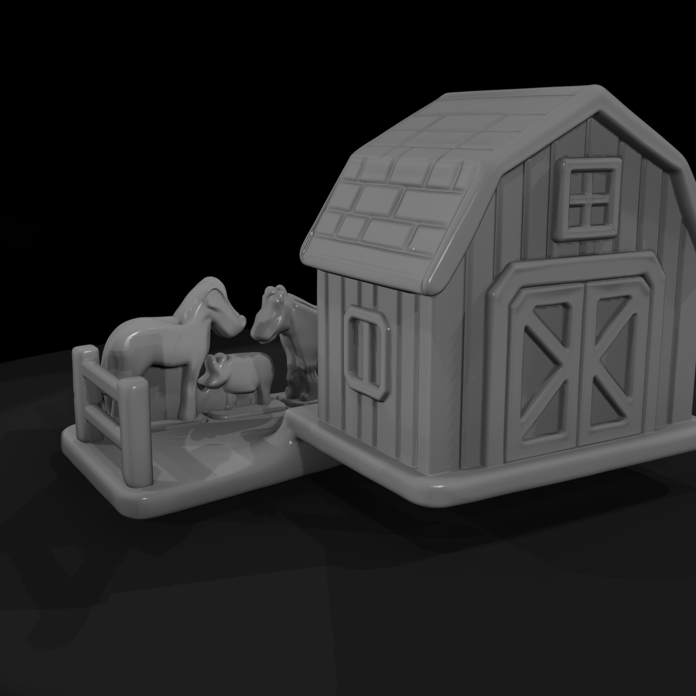 Mr Toyprops 100 001 075 Toy Farm Playset