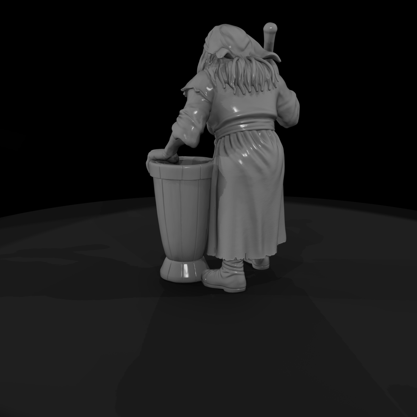 Myth 0479 Mythology Baba Yaga Miniature Figure