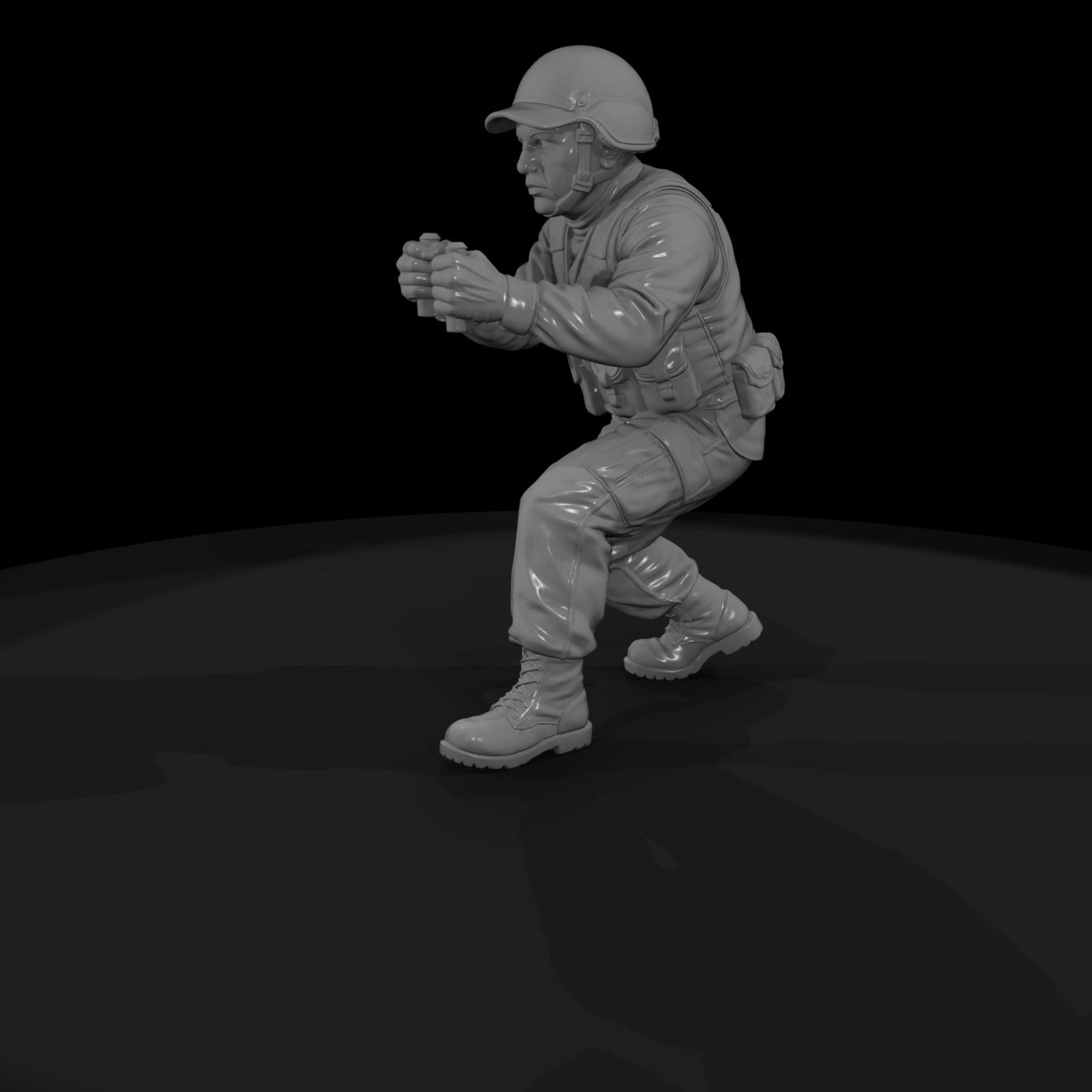 Mod Navy 046 Modern U S Navy Naval Gun Crewman Fig