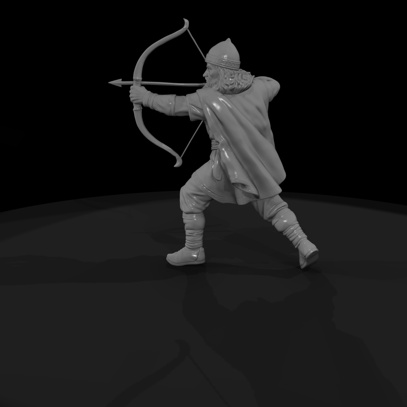 Myth 0394 Mythology Arash The Archer Miniature Fig