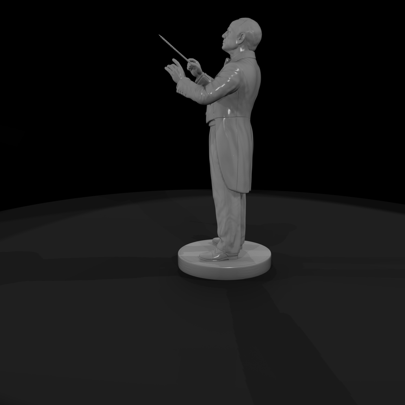 Bnd 031 Chamber Orchestra Conductor With A Baton