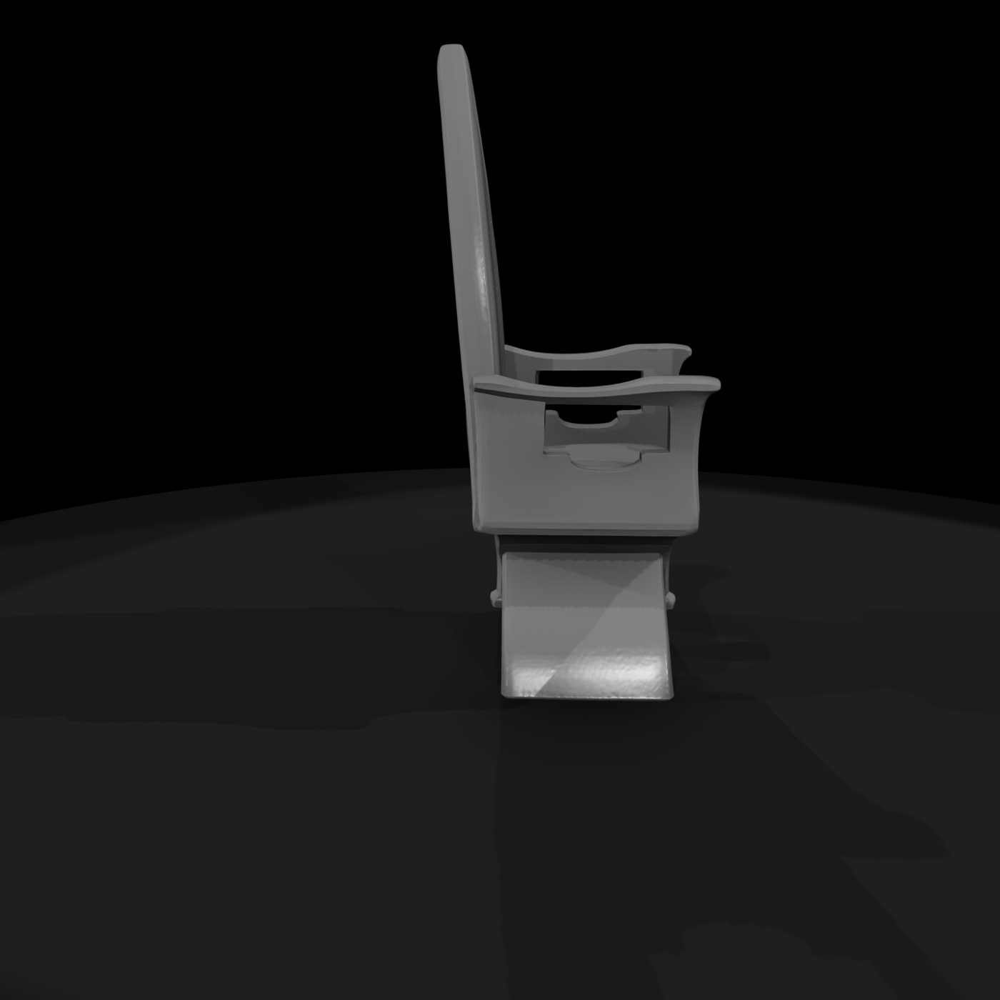 Gothic Fantasy Throne Chair