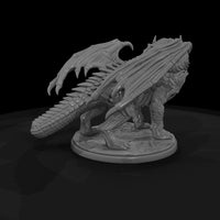 detailed-winged-lion-dragon-manticore-3d-miniature — thumbnail 5
