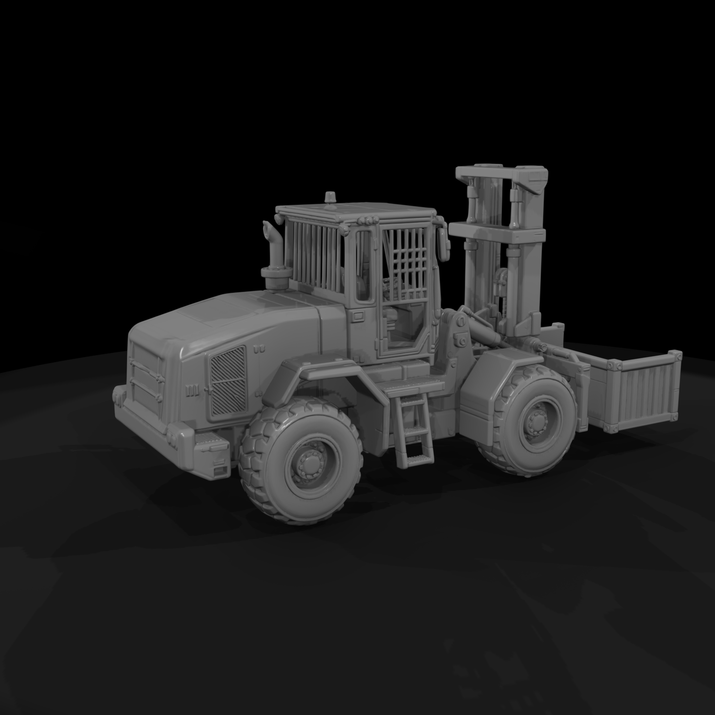 Mil 270 Modern Desert Cargo Forklift