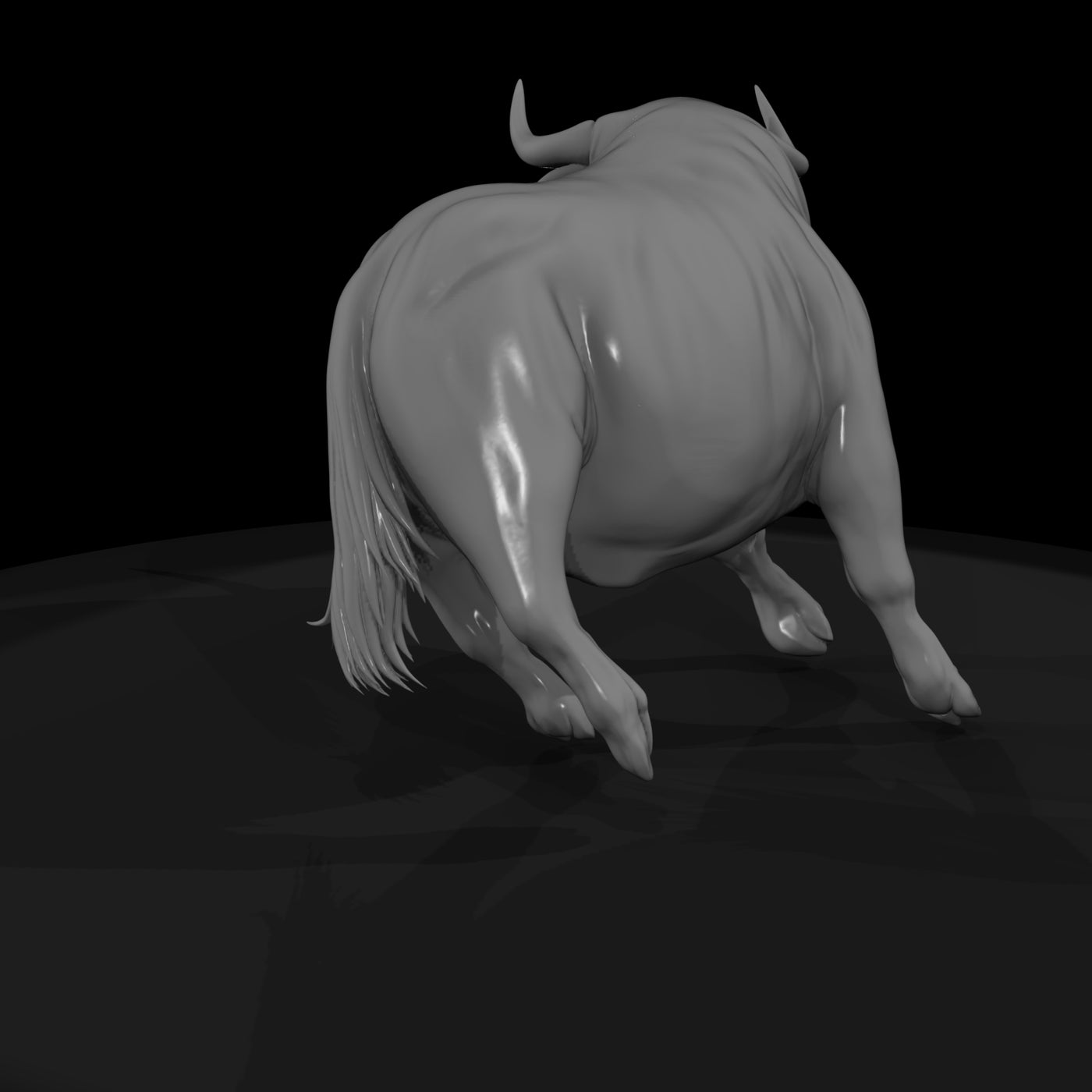 charging-bull-diorama-figure-ho-1-87-824035