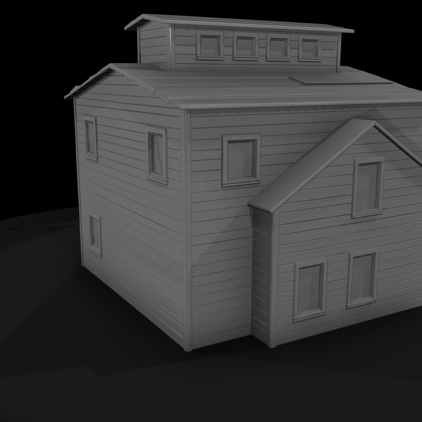 20260612 Model Old Wooden Factory F0F12F5D99