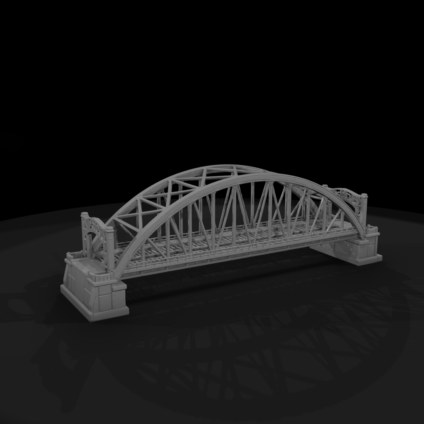 Rrs 012 Bridge Bowstring Arch Bridge