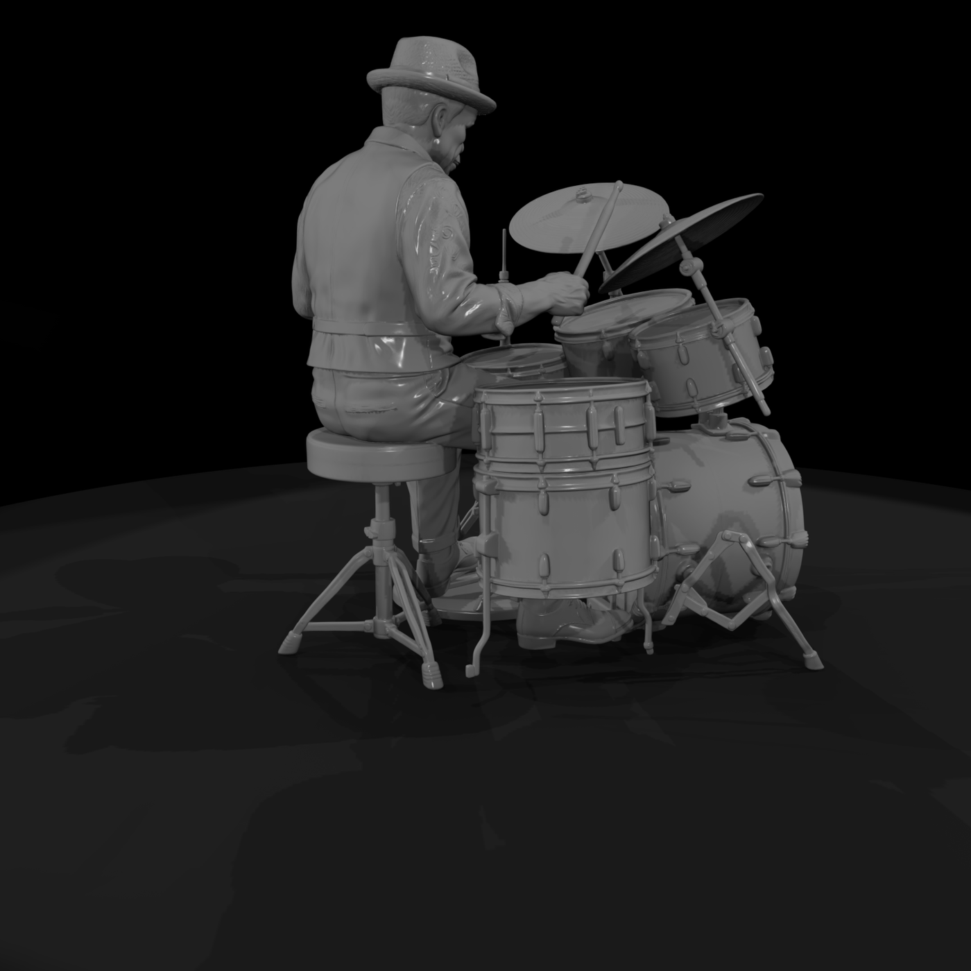 Bnd 120 Blues Band Drums