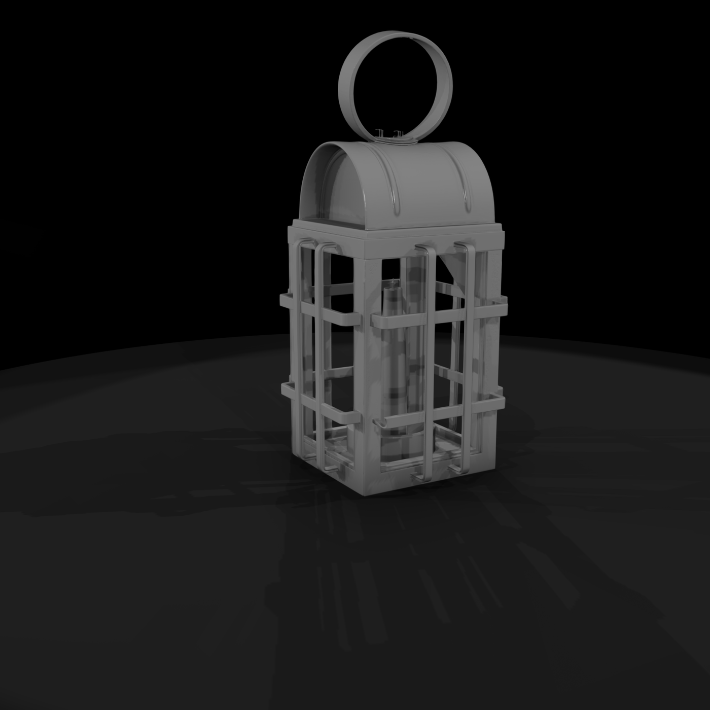 Rustic Hanging Candle Lantern — & Railway Prop