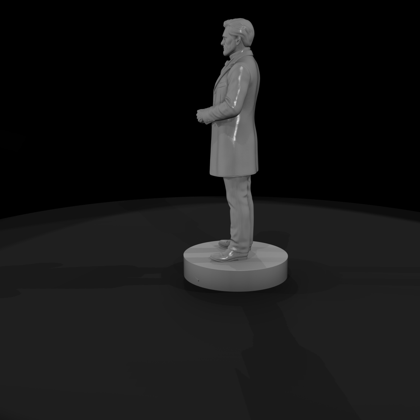 Circus Sideshow Giant in Frock Coat