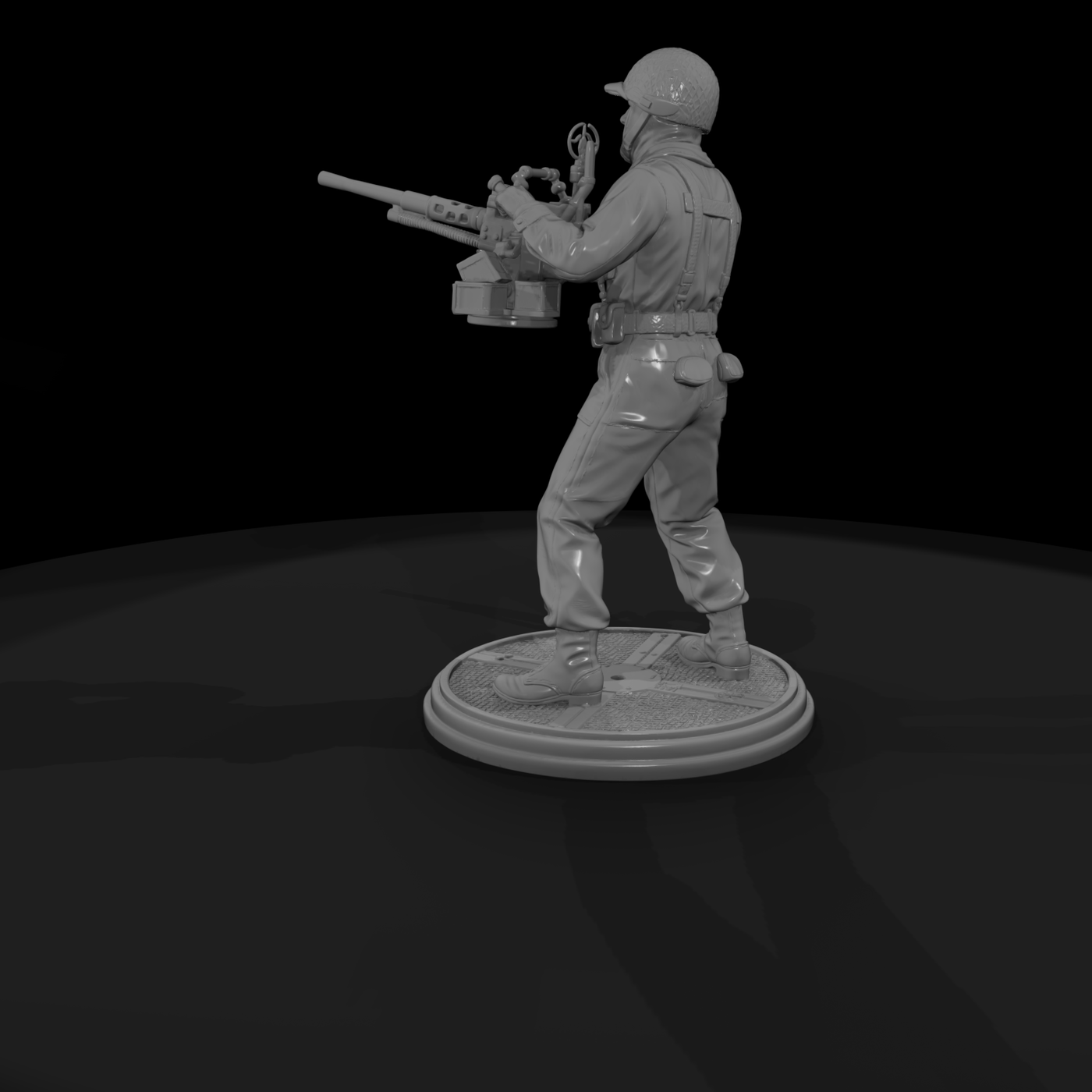 Ww2H 075 United States Navy Anti Aircraft Gunner