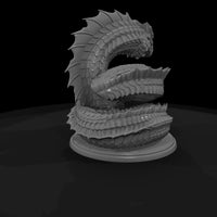 stylized-fantasy-giant-serpent-dragon-3d-miniature — thumbnail 5
