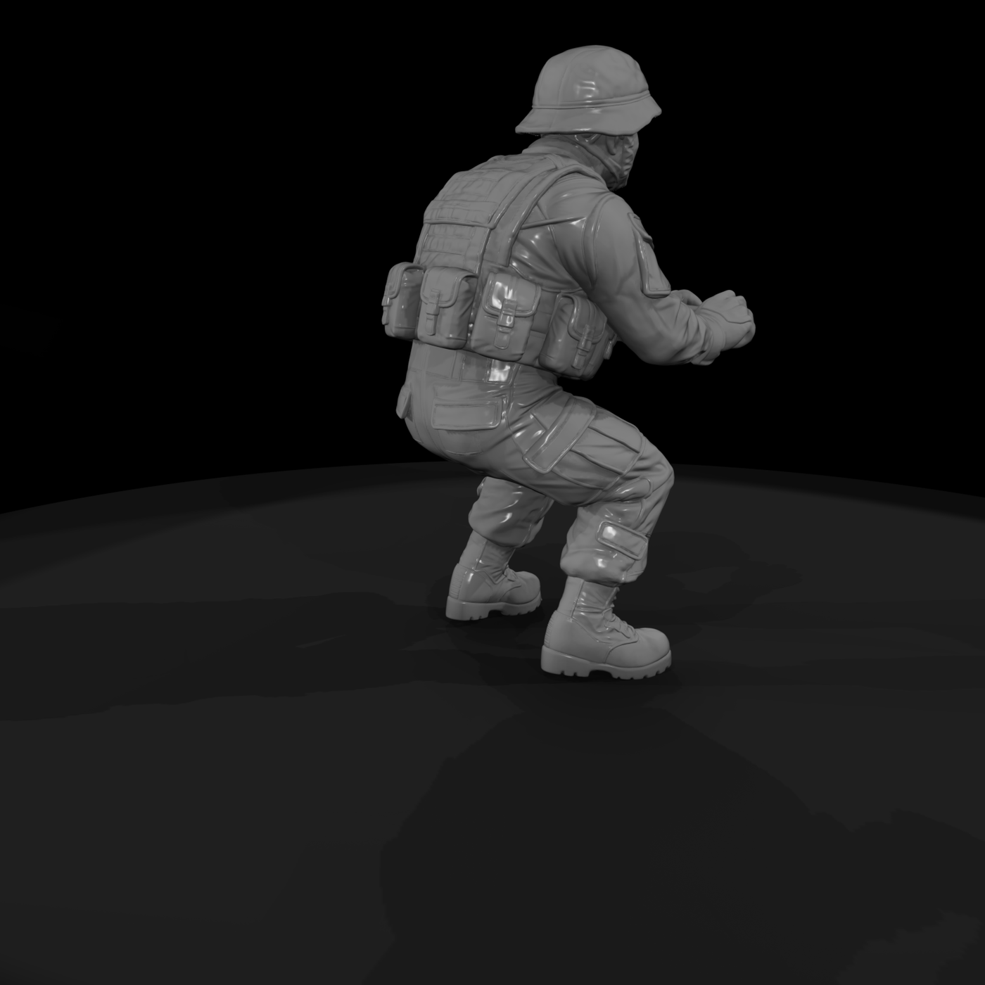 Mod Army 039 Modern U S Army Mortar Crewman Figure