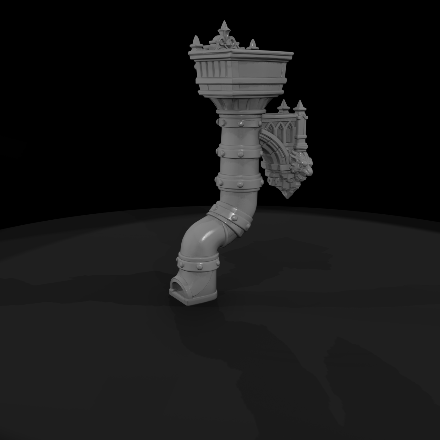 Gothic Gargoyle Downspout