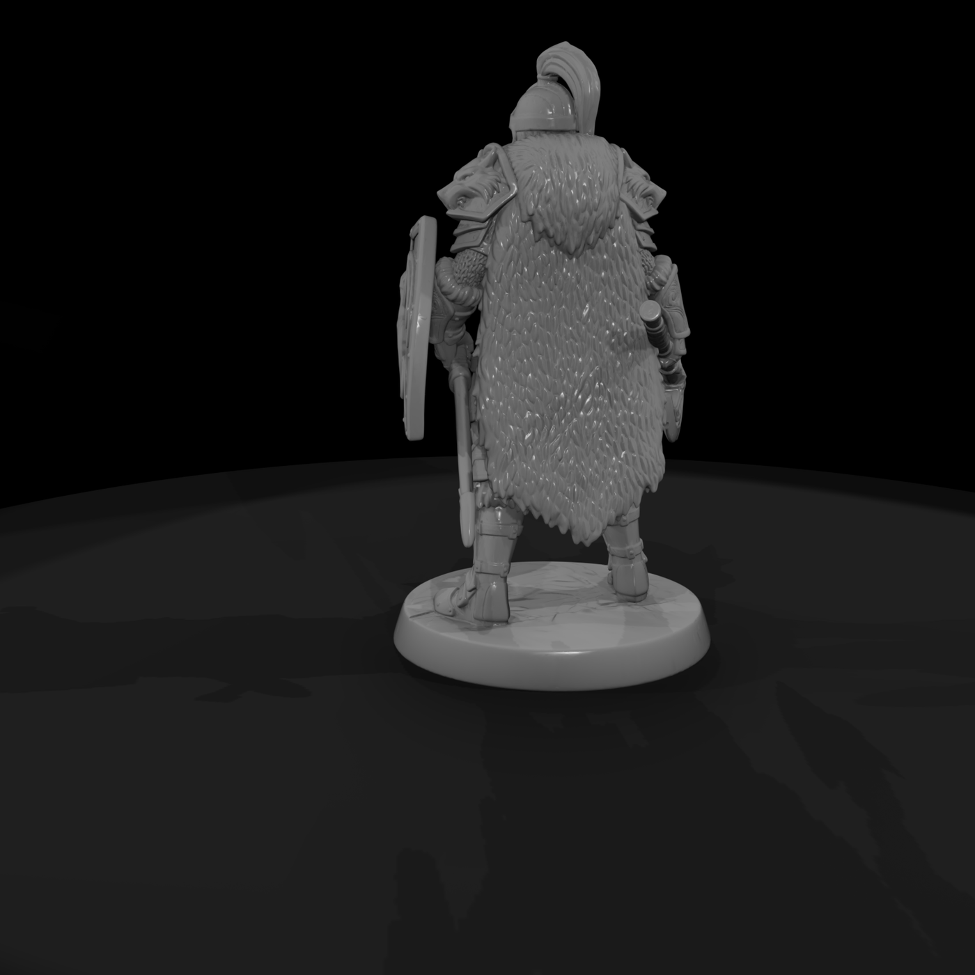 Armored Warrior with Battle Axe