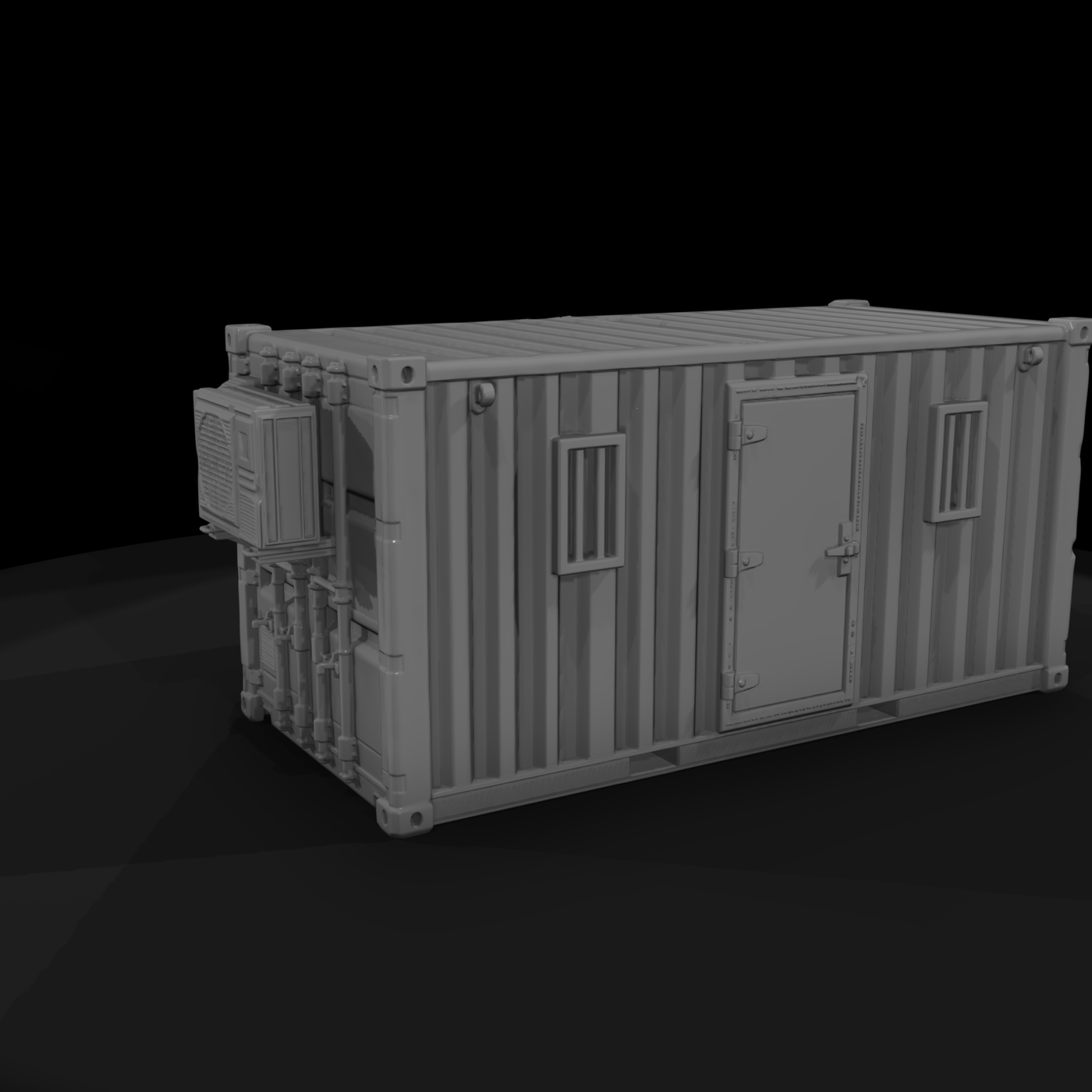 Mil 243 Modern Desert Containerized Housing Unit