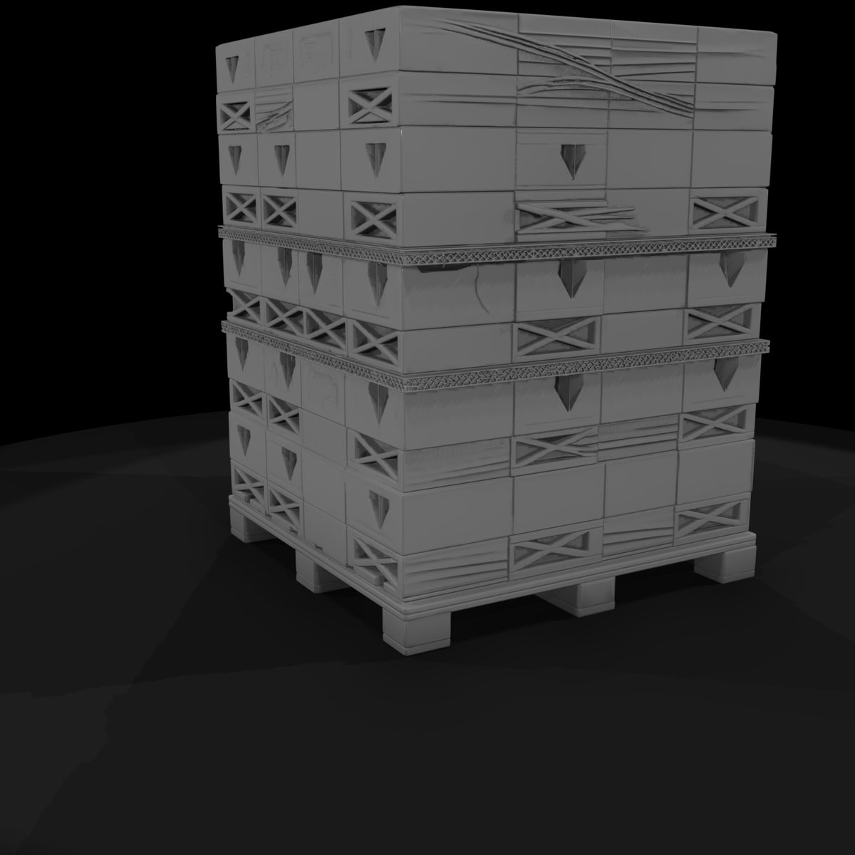 stacked-shipping-crates-on-pallet-688769