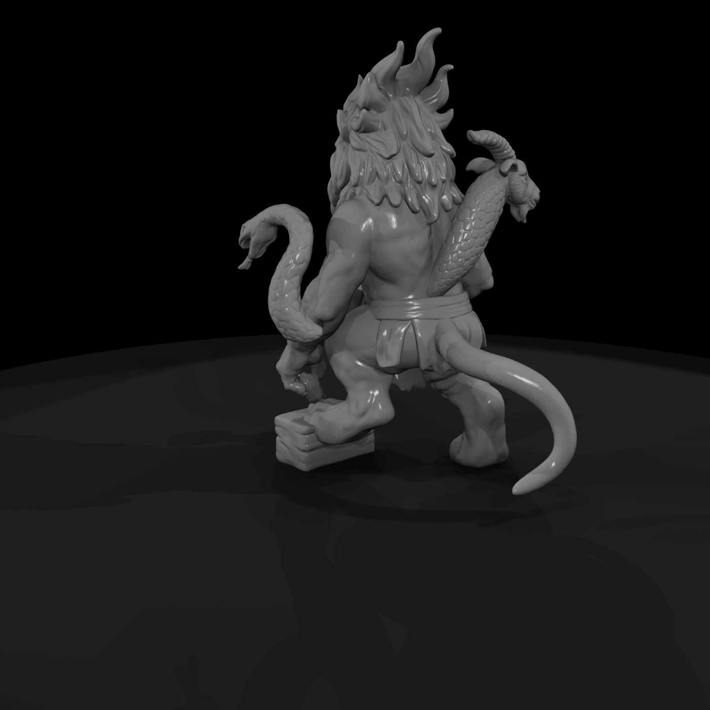 Myth 0288 Mythology Chimera Miniature Figure