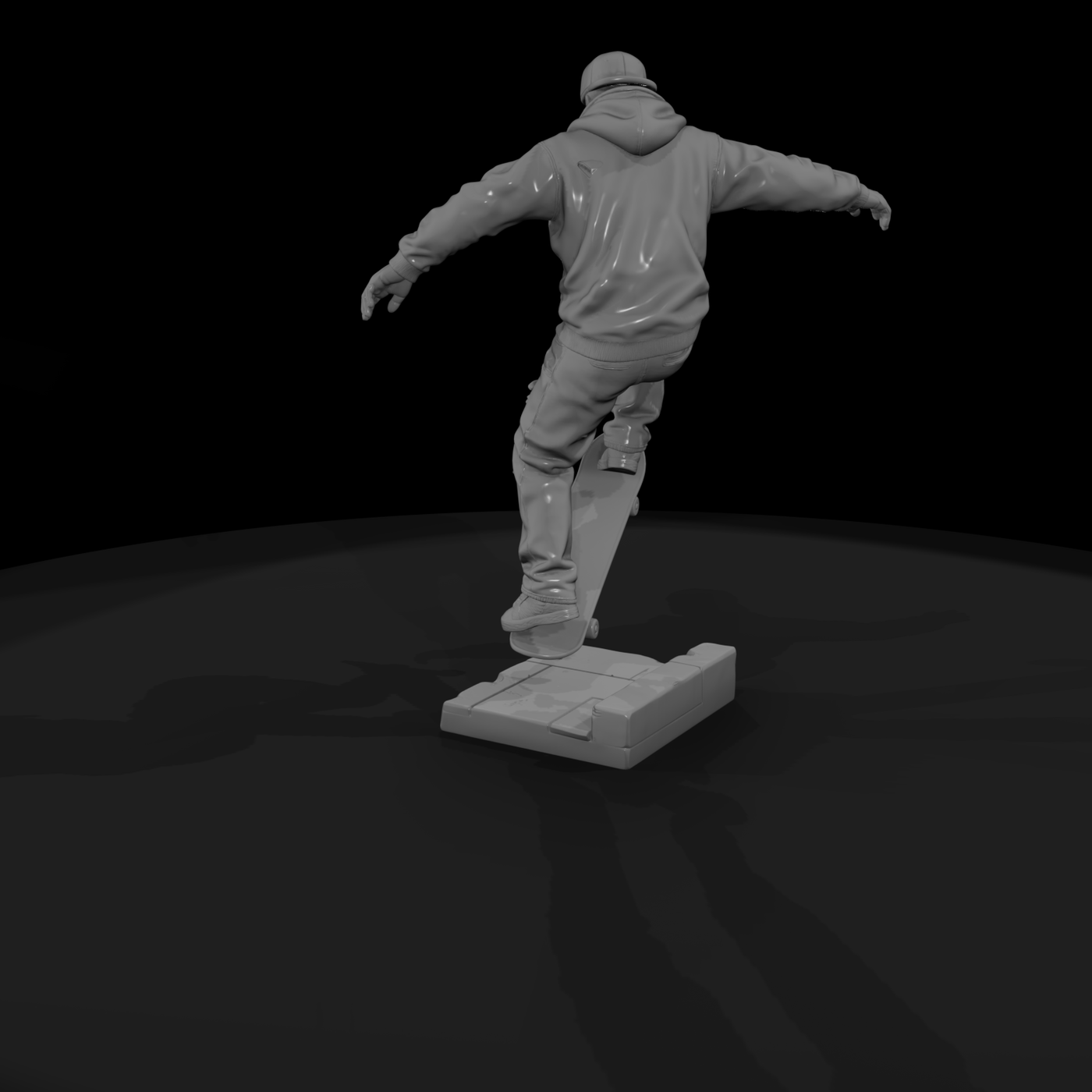 Poparc 0249 Skateboard Street Rider