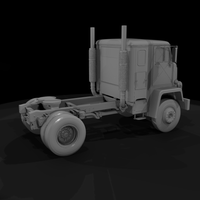 Vintage Cab-Over Semi Truck — thumbnail 6